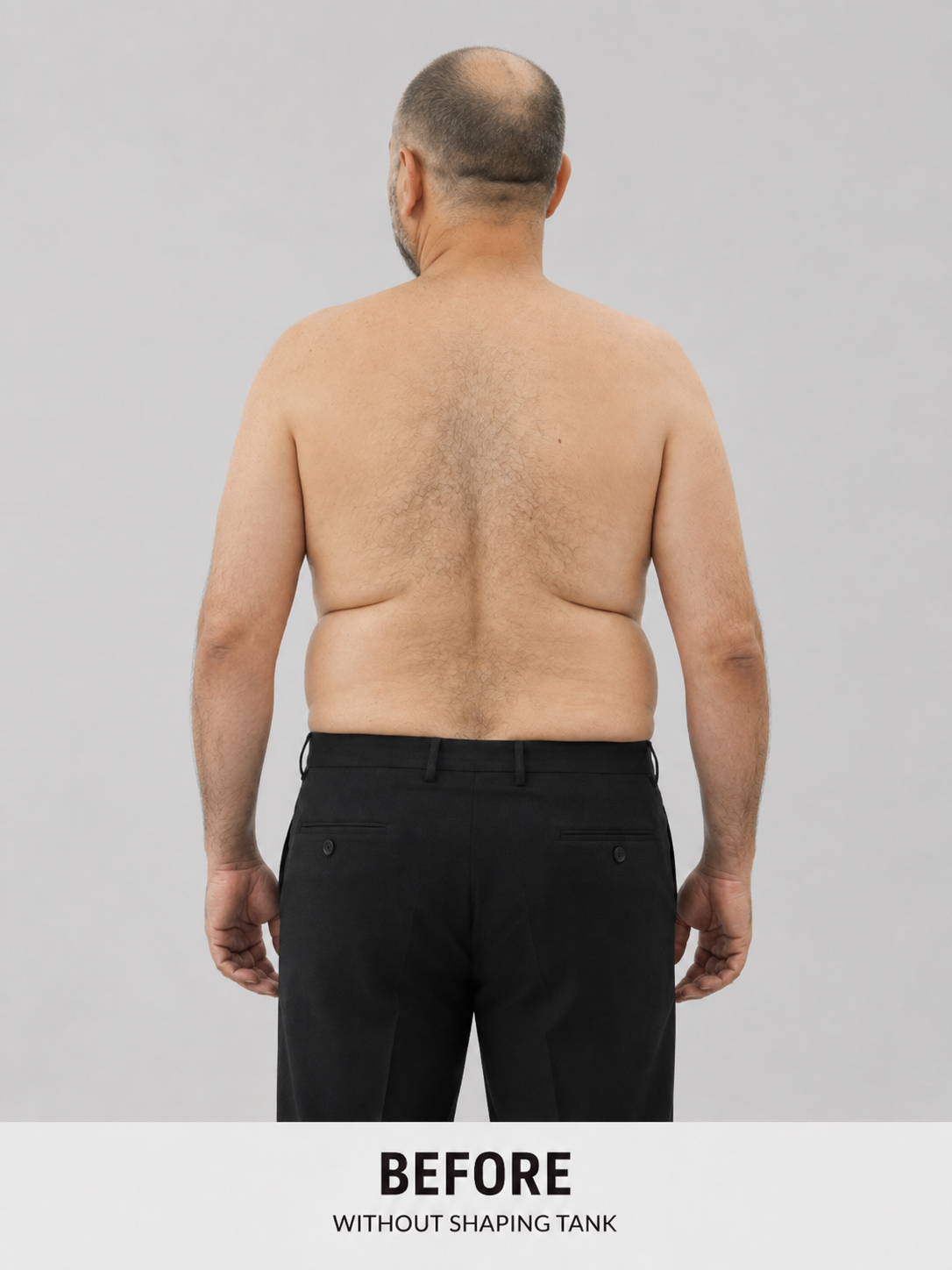 Back view without the compression tank
